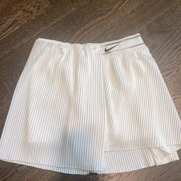 Nike Skirts Ribbed Nike White Tennis Skirt Poshmark